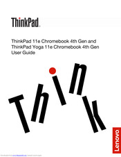 Lenovo ThinkPad 11e Chromebook 4th Gen User Manual