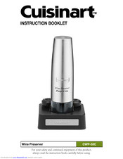 Cuisinart CWP-55C Instruction Booklet