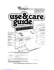 Whirlpool RF4900XLW3 Use & Care Manual