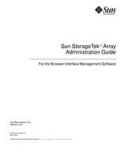 Sun Microsystems StorageTek 6540 Administration Manual