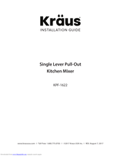 kraus KPF-1622 Installation Manual