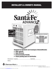 Santa Fe Advance2 Installer's & Owner's Manual