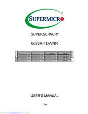 Supermicro SUPERSERVER 6028R-TDWNR User Manual