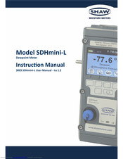 Shaw SDHmini-L Instruction Manual