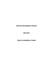 Planet Networking & Communication XRT-501 Quick Installation Manual