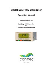 Contrec 505 Series Operation Manual