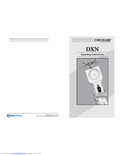 Check-Line DXN Operating Instructions Manual