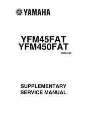 Yamaha YFM450FAT Supplementary Service Manual