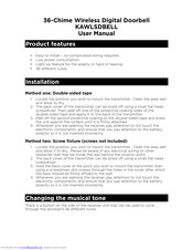 Kogan KAWLSDBELL User Manual