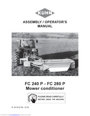 KUHN FC 240 P Assembly & Operation Manual
