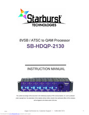 Starburst Technologies SB-HDQP-2130 Instruction Manual