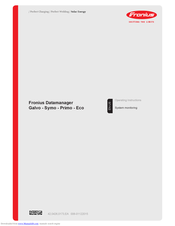 Fronius Datamanager Primo Operating Instructions Manual