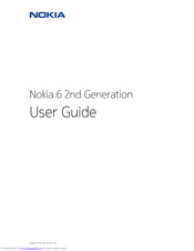 Nokia 6 2nd Generation User Manual