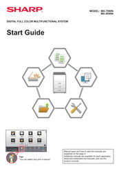Sharp MX-7090N Start Manual