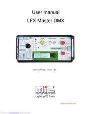 movie-intercom LFX Master DMX User Manual