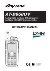 AnyTone AT-D868UV Operating Manual