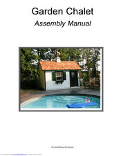 HomePlace Structures Garden Chalet Assembly Manual
