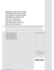 STIEBEL ELTRON PSH 80 Universal EL Operation And Installation Manual