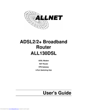 Allnet ALL130DSL User Manual