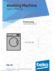 Beko WTE6611B0 User Manual