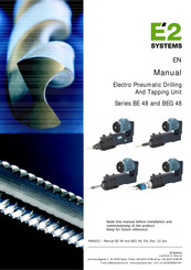 E2 Systems BE 485 Manual