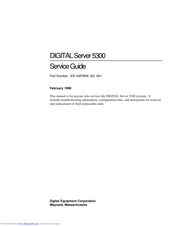 Digital Equipment 5300 Service Manual