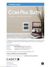 Cadet The Com-Pak Bath Heater CB103T Owner's Manual