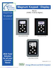 MCS MCS-OEM-KEYPAD Manual
