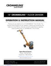 Crommelins CFGKUB Operation & Instruction Manual