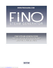 FINO CS 11 Installation, Operation And Maintanance Manual