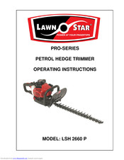 LAWN STAR LSH 2660 P Operating Instructions Manual