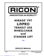 Ricon Mirage F9T Service Manual