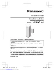 Panasonic KX-HNS101 Installation Manual