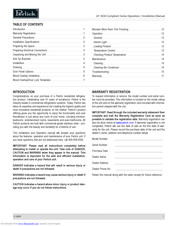 Perlick HA24 Operation & Installation Manual