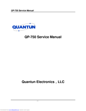 Quantun XMHQP-750U Service Manual