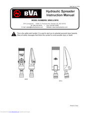 BVA SR05 Instruction Manual