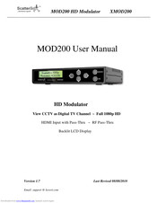 ScatterBox MOD200 User Manual