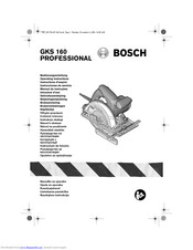 Bosch GKS 160 Operating Instructions Manual