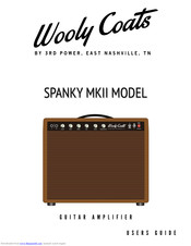 3rd Power Wooly Coats Spanky MKII User Manual