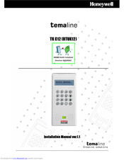 Honeywell temaline TK C12 Installation Manual