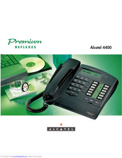Alcatel Premium reflexes 4400 User Manual