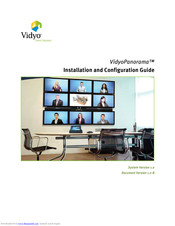Vidyo VidyoPanorama Installation And Configuration Manual
