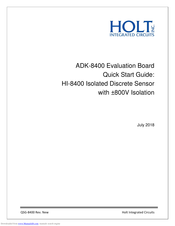 HOLT ADK-8400 Quick Start Manual