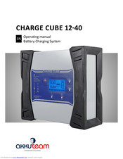 akkuteam CHARGE CUBE 12-40 Operating Manual