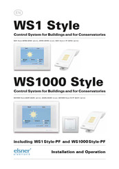 elsner elektronik WS1000 Style Installation And Operation Manual