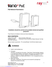 Raytec VARIOipPoE Manual