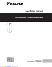Daikin Altherma EHVH08S18CBV Installation Manual