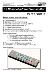Velleman K4101 Manual