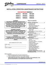 Blackmer HD361A Installation, Operation & Maintenance Instructions Manual