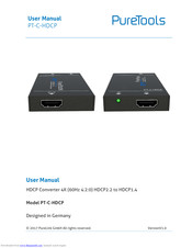PureTools PT-C-HDCP User Manual